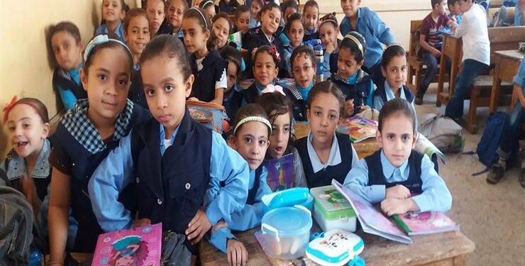 ازدحام المدارس في مصر