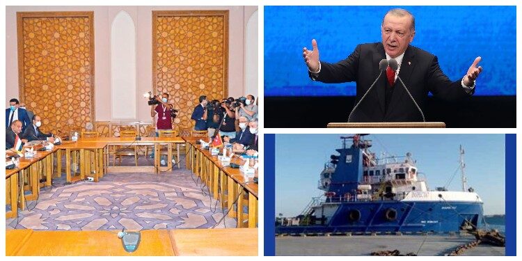 ازي الحال؟ أردوغان يجدد مغازلته لمصر.. وغرق سفينة خدمات بترولية في رأس غارب