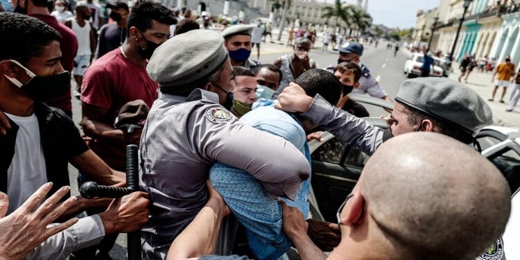 احتجاجات كوبا