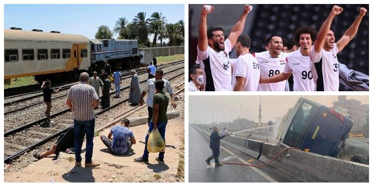 ازي الحال؟ 22 مصابًا في انقلاب أتوبيس مدرسة.. وصعود "يد مصر" لربع نهائي أولمبياد طوكيو