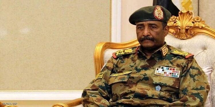 رئيس مجلس السيادة في السودان الفريق أول ركن عبد الفتاح البرهان