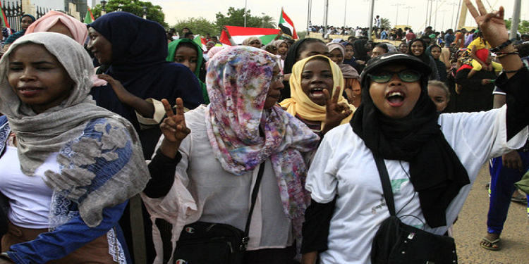 مشاركة المرأة في ثورة السودان