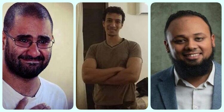 الحكم على علاء عبدالفتاح ومحمد الباقر وأكسجين