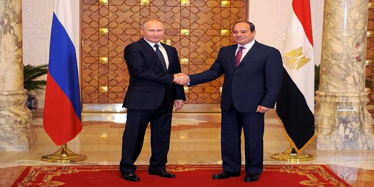 رئيسا مصر وروسيا