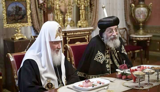 الكنيسة المصرية والكنيسة الروسية