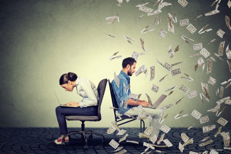 الأجور بين النساء والرجال