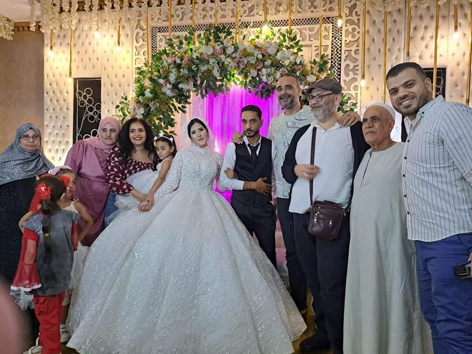 صورة من حفل زفاف إيمان شقيقة الصحفي أحمد علام
