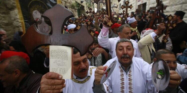 مسيرة للأقباط المصريين في القدس