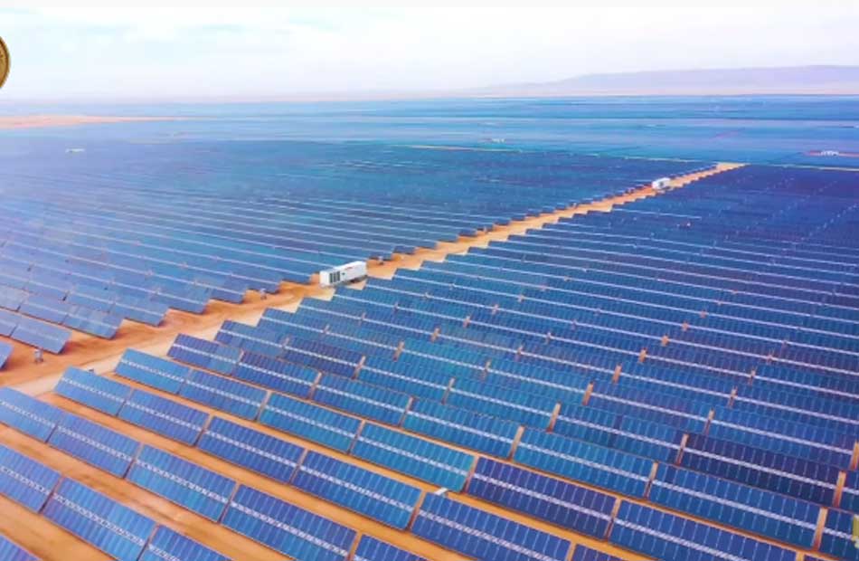 محطة بنبان للطاقة الشمسية في أسوان، مصر (الصورة: وكالات)