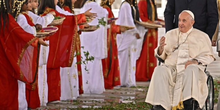 استقبال بابا الفاتيكان في البحرين