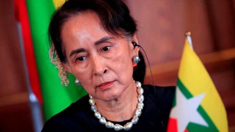 زعيمة ميانمار أونج سان سو تشي