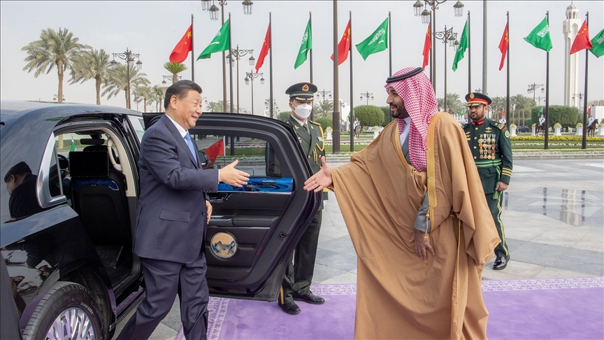محمد بن سلمان يستقبل الرئيس الصيني