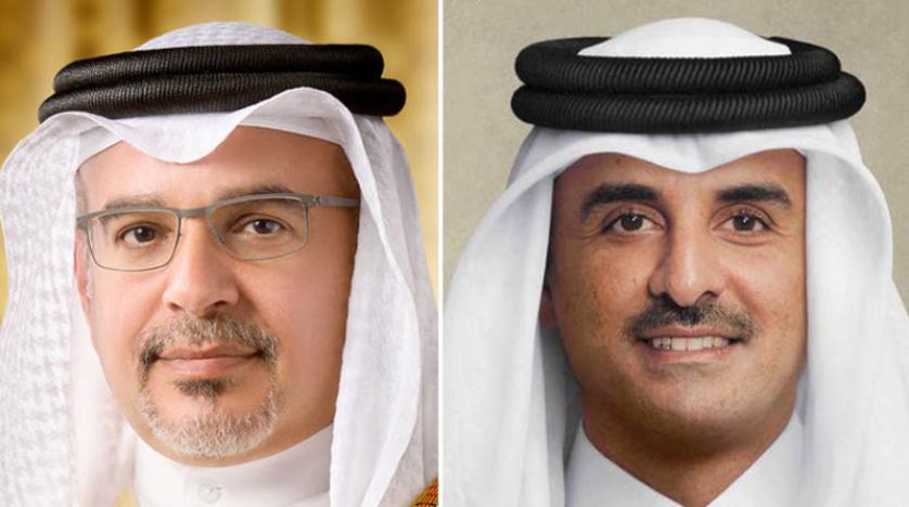 أمير قطر وولي عهد البحرين