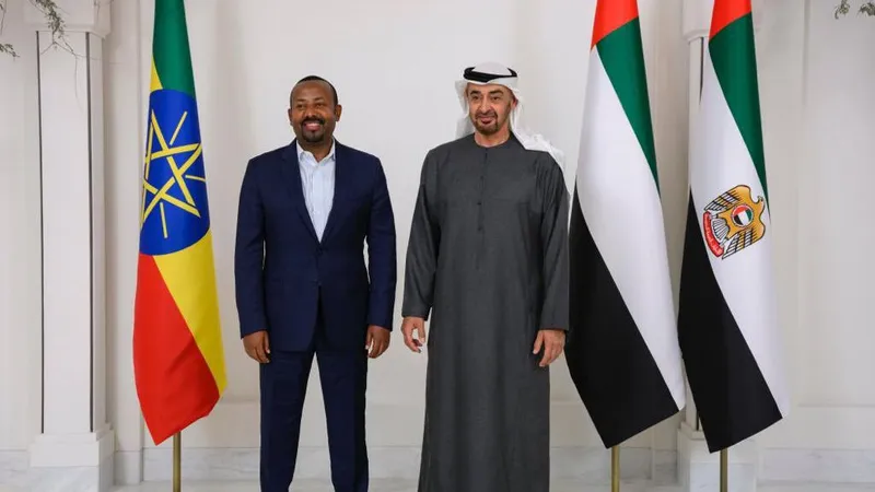 محمد بن زايد يستقبل رئيس وزراء إثيوبيا في أبو ظبي