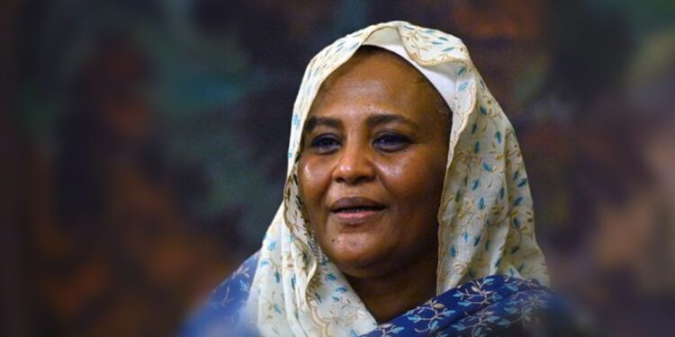 الدكتورة مريم الصادق المهدي وزيرة الخارجية بالحكومة السودانية السابقة