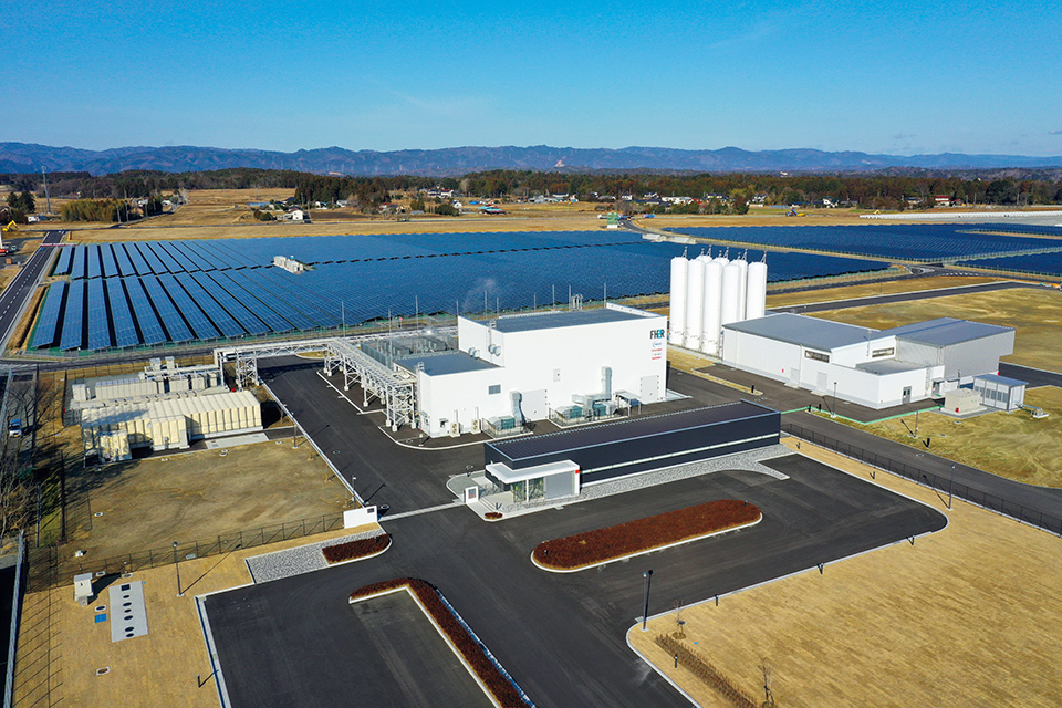أكبر منشأة في العالم لإنتاج الهيدروجين باستخدام الطاقة المتجددة: حقل فوكوشيما باليابان لأبحاث طاقة الهيدروجين (وكالات)