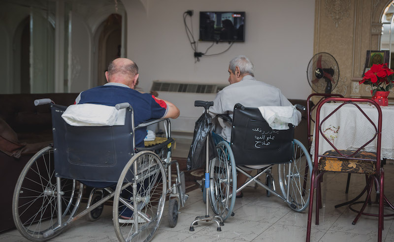 إحدى دور رعاية المسنين في القاهرة (وكالات)