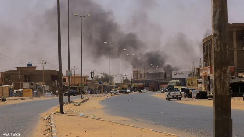 الاشتباكات في محيط مطار الخرطوم (وكالات)