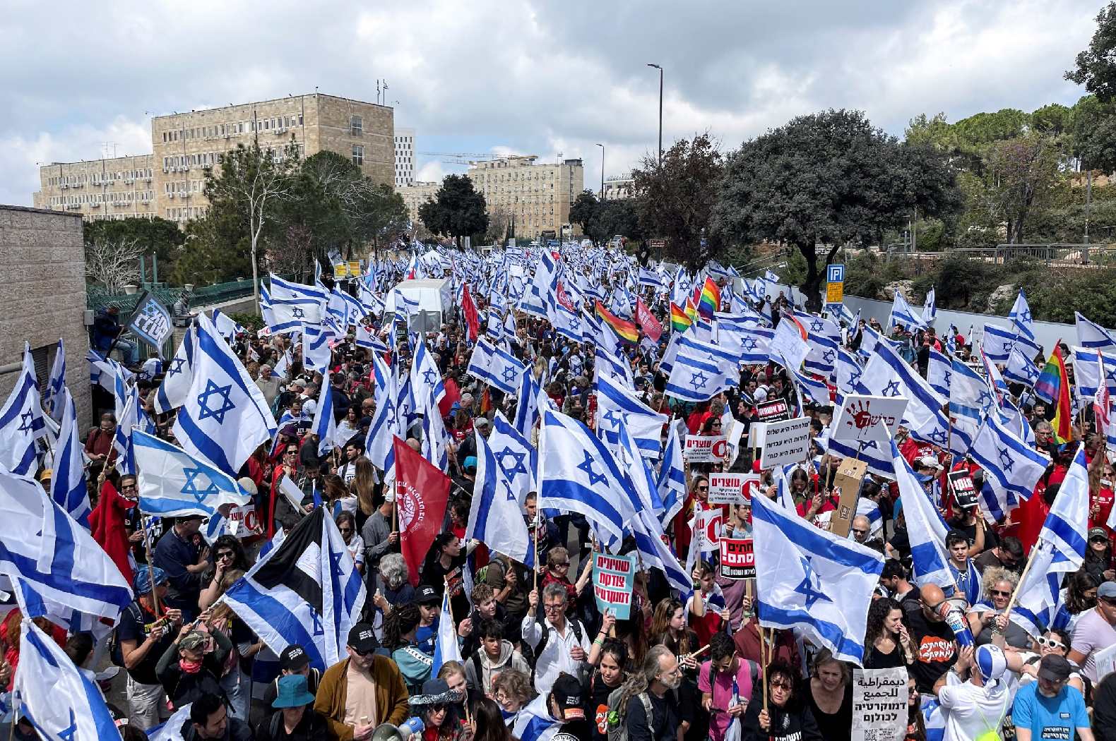 مظاهرات إسرائيل (وكالات)