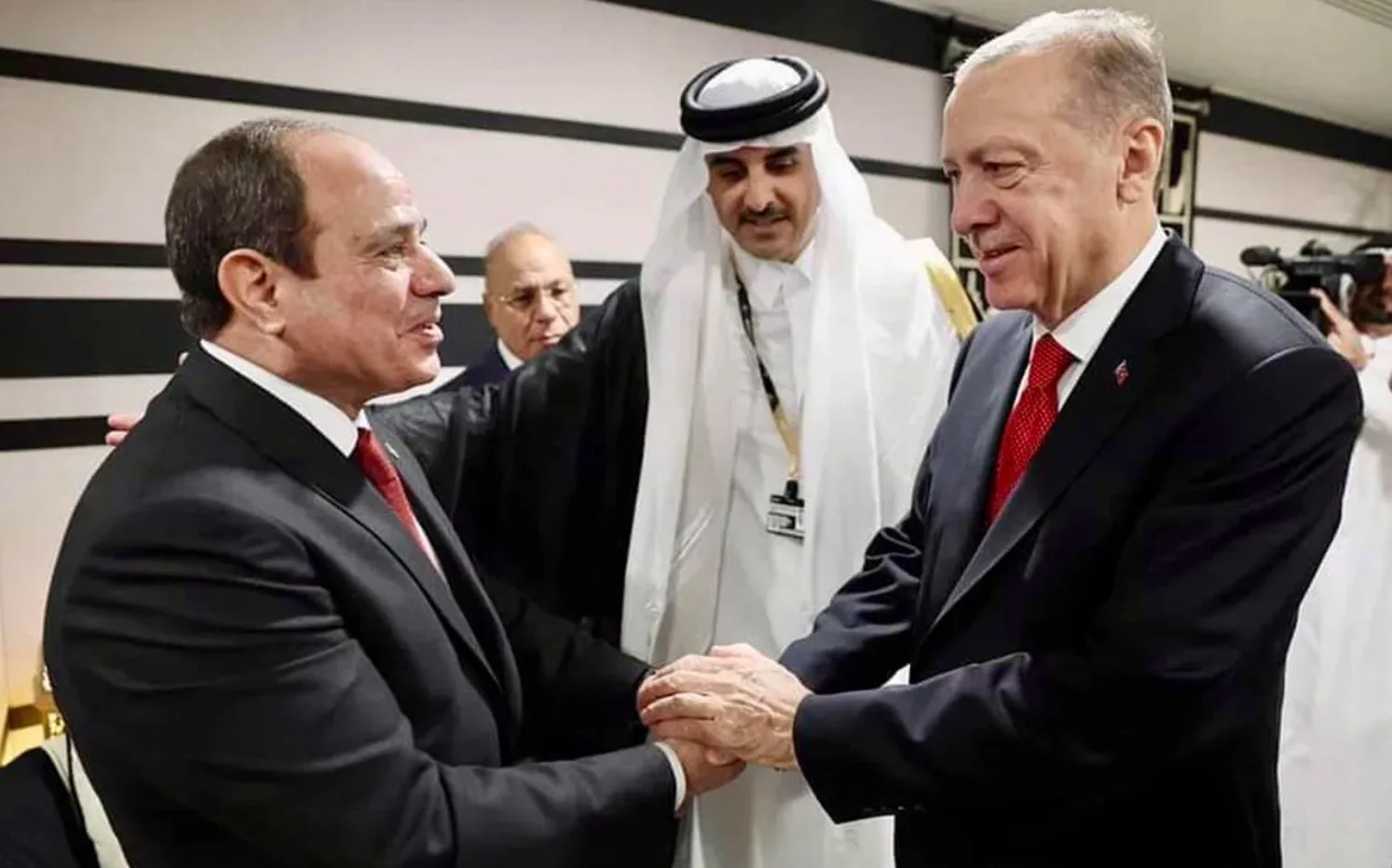 الرئيسان التركي رجب طيب أردوغان والمصري عبد الفتاح السيسي (وكالات)