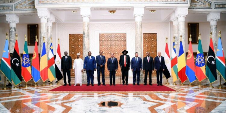 قمة دول جوار السودان التي عُقدت في القاهرة بدعوة من الرئيس عبد الفتاح السيسي
