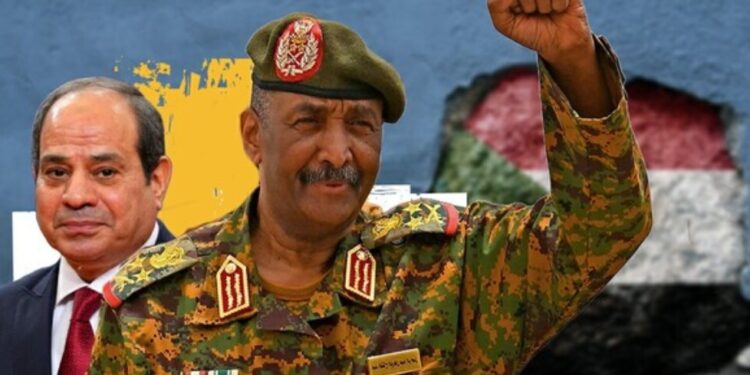الرئيس السيسى وقائد الجيش السوداني
