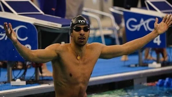 السباح عبد الرحمن سامح، الفائز بالميدالية الذهبية