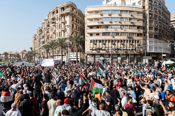 متظاهرين نصرة غزة