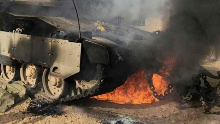 136 دبابة والية إسرائيلية دمرتها المقاومة