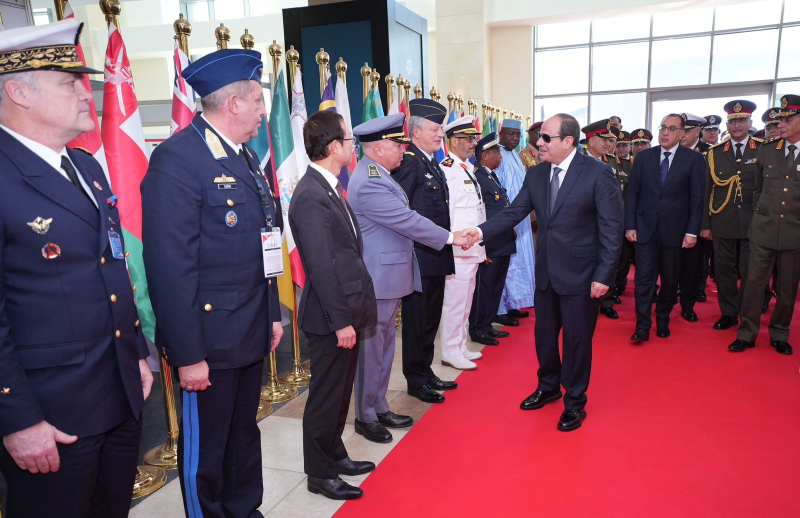 يفتتح الرئيس عبدالفتاح السيسي المعرض الدولي الثالث للصناعات الدفاعية والعسكرية