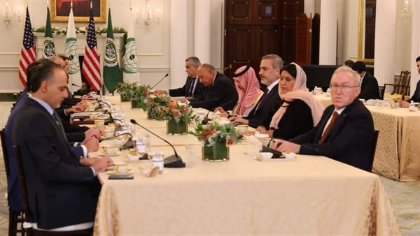 أعضاء اللجنة الوزارية المكلفة من القمة العربية الإسلامية المشتركة غير العادية