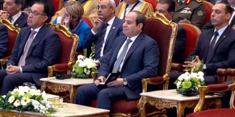 الرئيس السيسي خلال كلمته في مؤتمر ومعرض مصر الدولي للطاقة