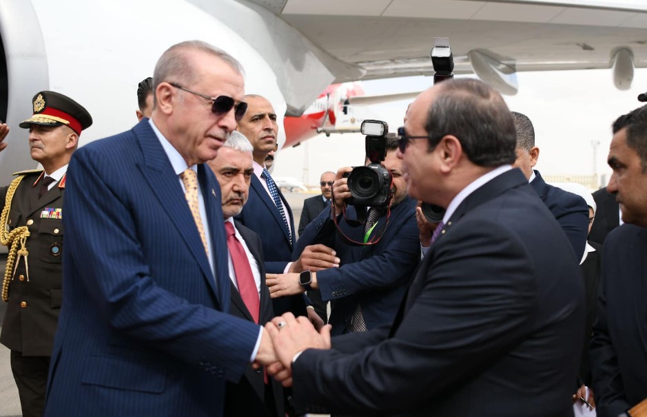 الرئيس السيسي خلال استقباله نظيره التركي 