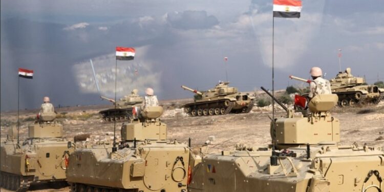 جانب من معدات عسكرية مصرية