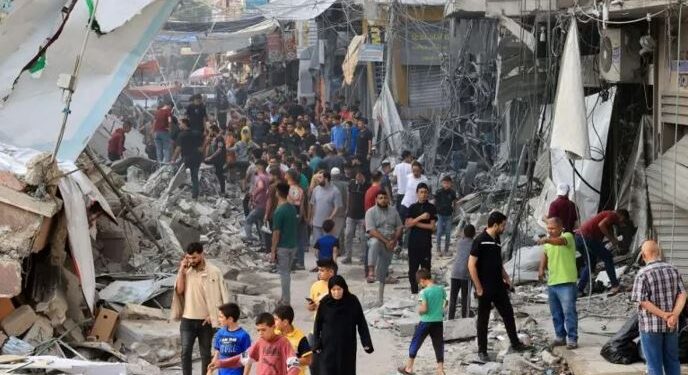 وضع أهالي قطاع غزة وسط دمار العدوان الإسرائيلي