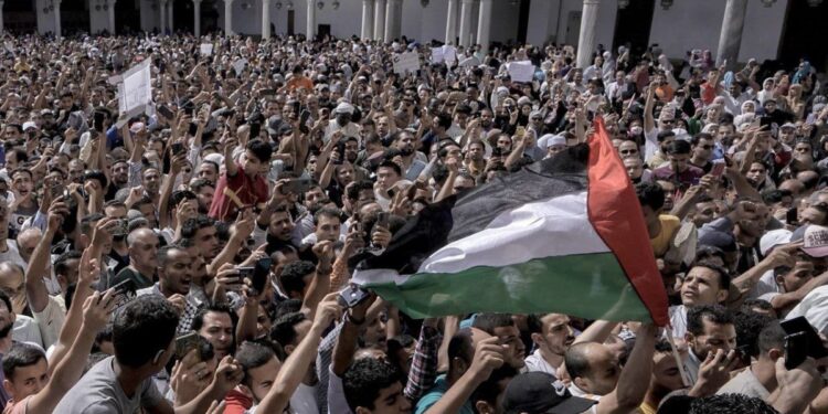 تظاهرات دعم غزة