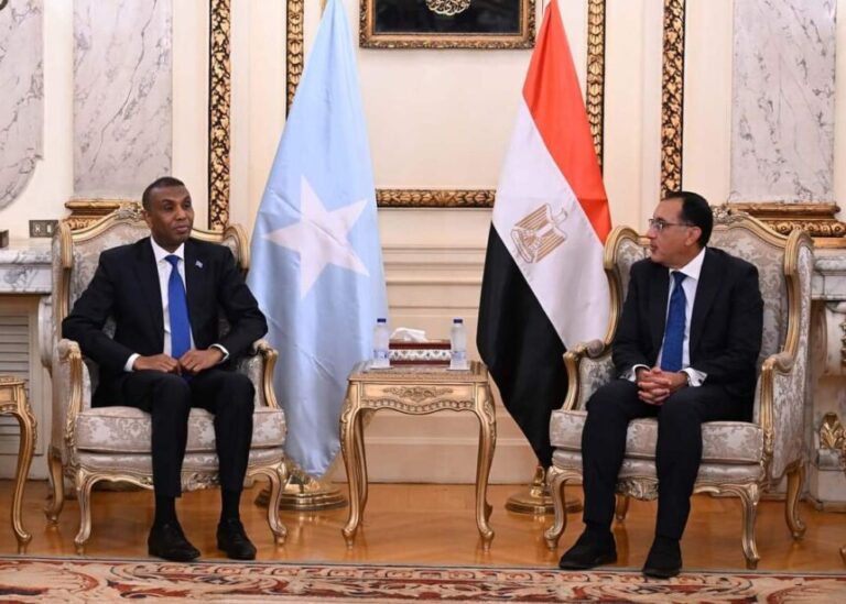 رئيس الوزراء مصطفي مدبولي يستقبل نظيره الصومالي