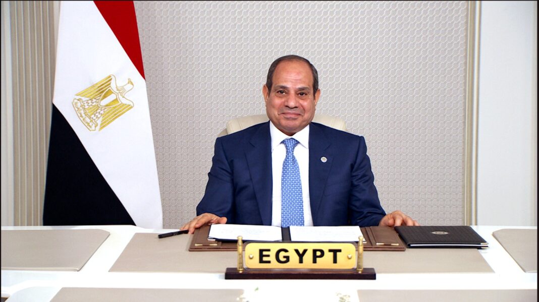 الرئيس السيسي يشارك عبر الفيديو كونفرانس في اجتماع الإعداد للمؤتمر الدولي الرابع لتمويل التنمية