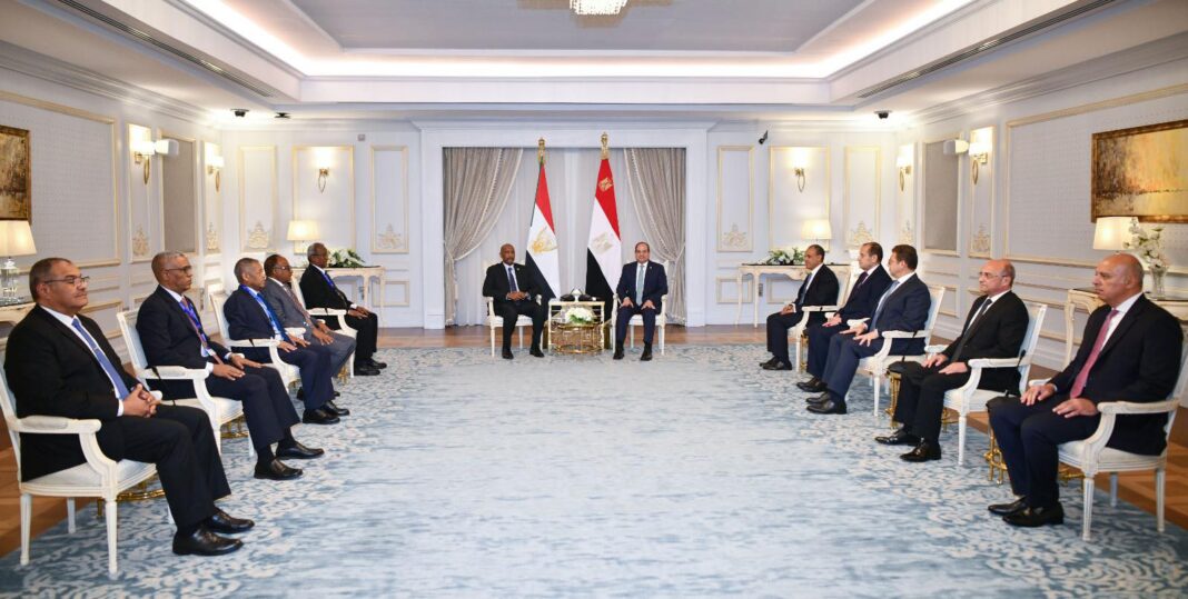 السيسي يلتقي البرهان