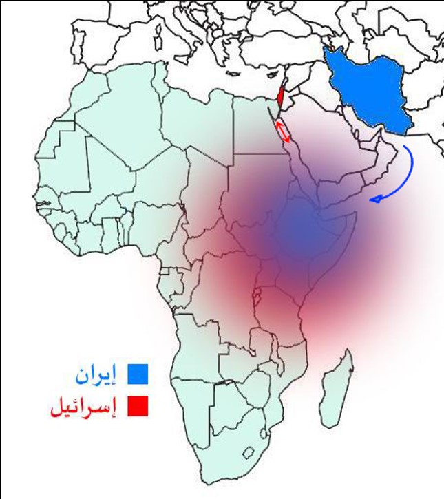 الرسم التوضيحي على الخريطة من إعداد الباحث