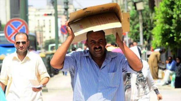 موجة حارة شديدة تضرب مصر