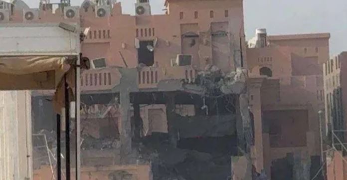 المبني المستهدف في الدوحة