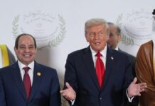 كلنا خلف أمريكا كلنا خلف أمريكا.. زعماء عرب ومسلمون حول ترامب في قمة شرم الشيخ للسلام