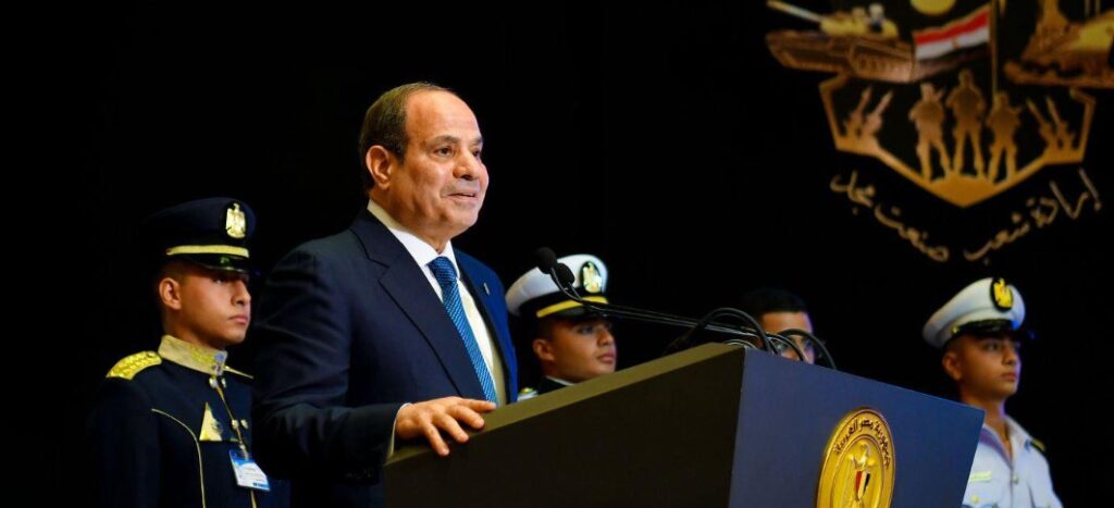 الرئيس السيسي خلال الندوة التثقيفية الـ42 بمناسبة الذكرى الـ 52 لانتصارات حرب أكتوبر