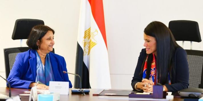 لقاء المشاط مع أنشولا كانت، المدير المنتدب والرئيس التنفيذي للشؤون المالية لمجموعة البنك الدولي،