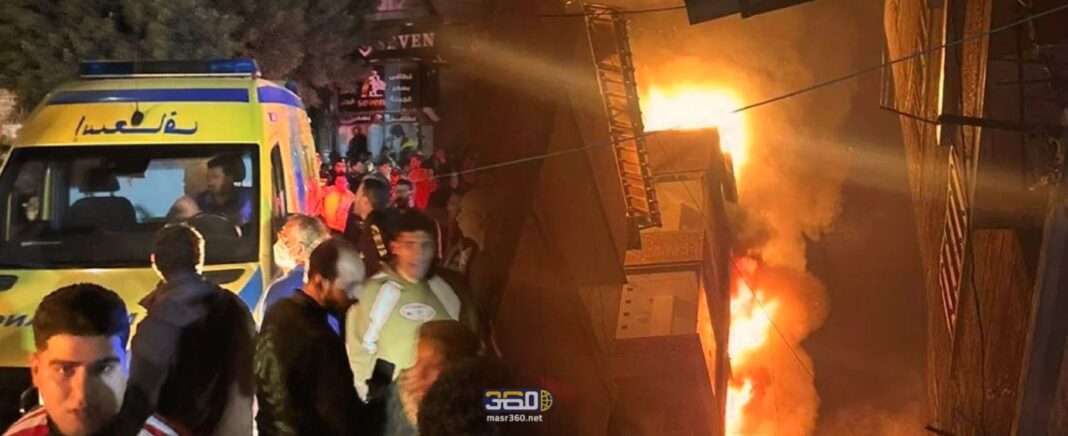 حريق سوق الخواجات