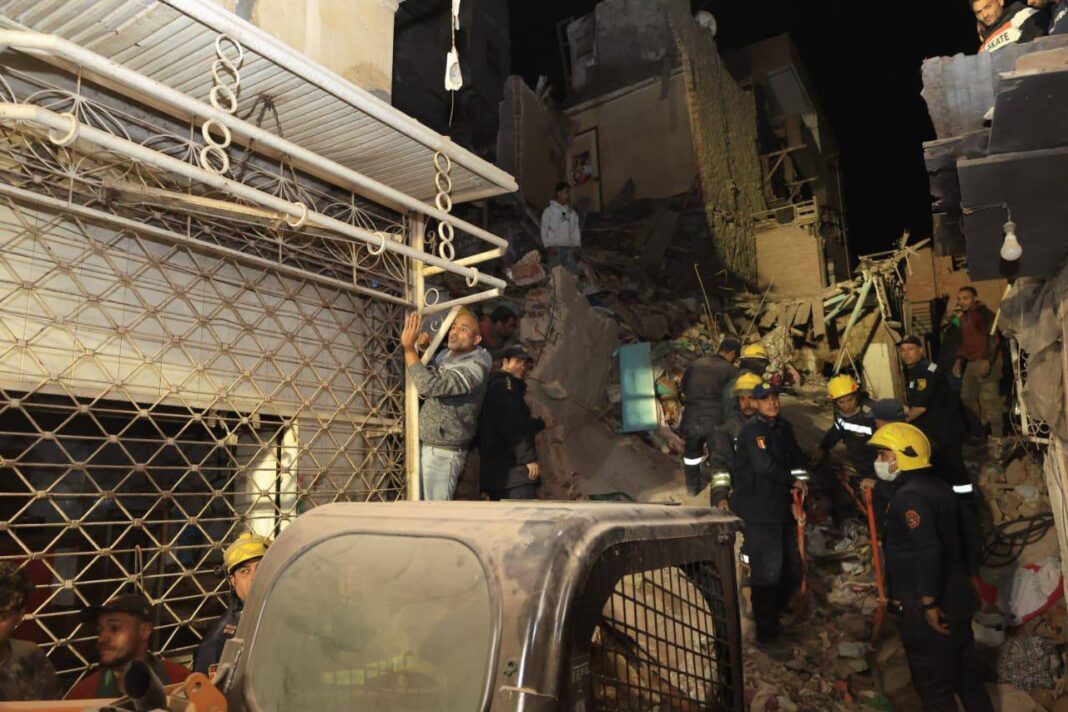 عقار إمبابة المنهار