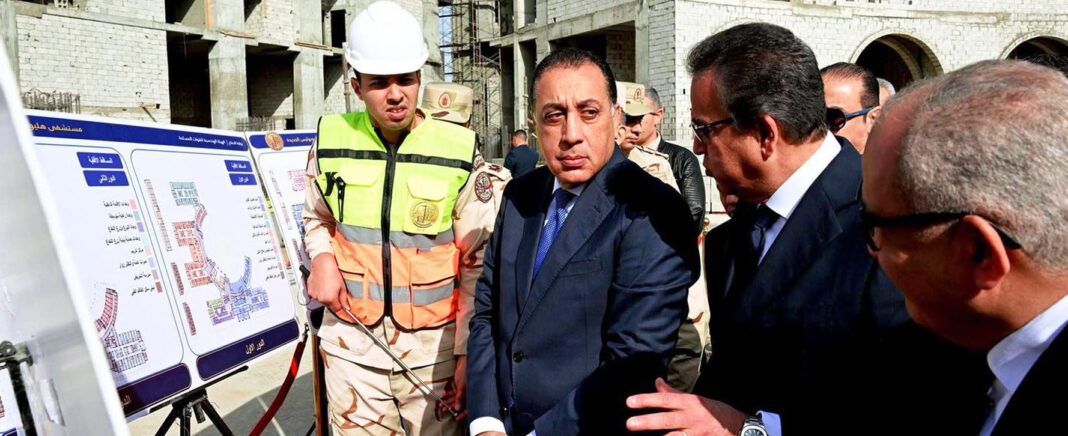 رئيس الوزراء يتفقد مشروع إنشاء مُستشفى هليوبوليس الجديدة