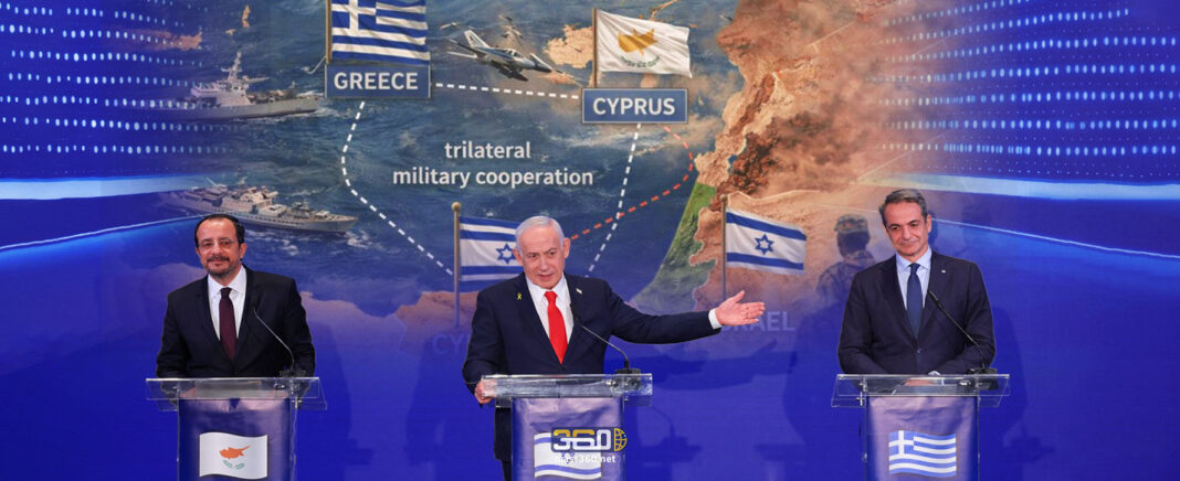التعاون الدفاعي الإسرائيلي مع قبرص واليونان