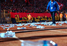 ازي الحال| إخلاء سبيل 35 من مشجعي الأهلي في أحداث مباراة الجيش الملكي.. البرلمان يوافق على تعديلات “الخدمة العسكرية” أعمال شغب خلال مباراة الأهلي والجيش المغربي